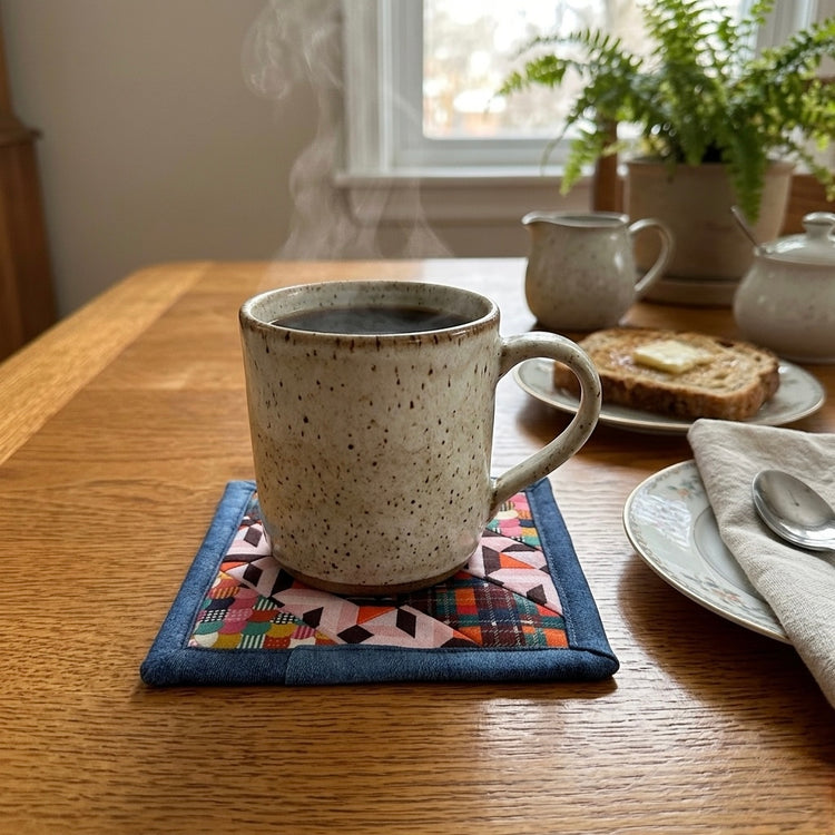 COLOUR ME UP Patchwork Coaster Set
