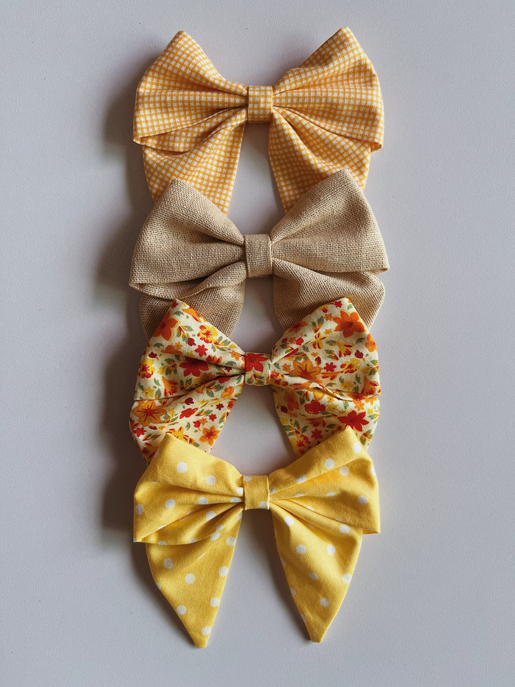 YELLOWS | Midi Bows Set