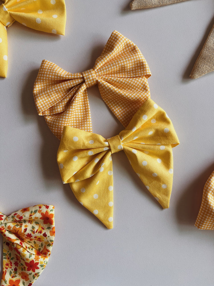 YELLOWS | Midi Bows Set