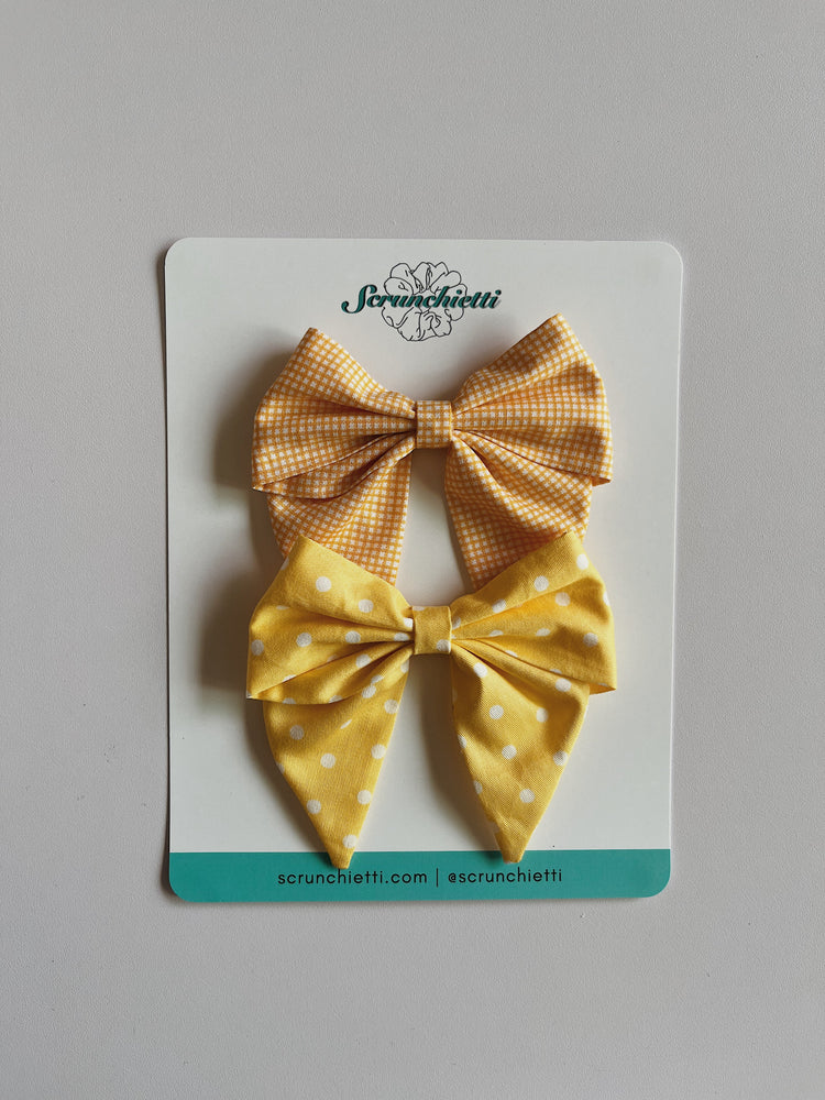 YELLOWS | Midi Bows Set